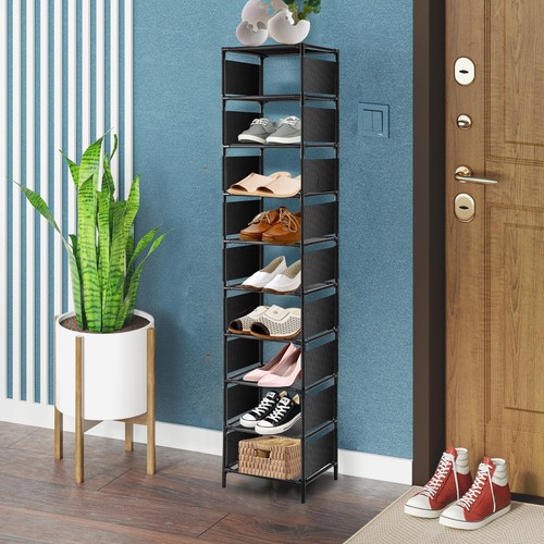 Tier narrow shoe rack - 10,