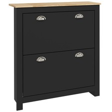 HOMCOM 2 Drawer Shoe Cabinet