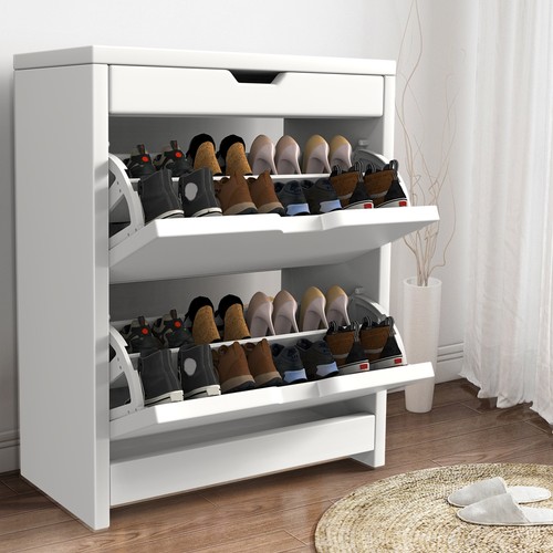 Heavy duty white - 2-drawer, shoe