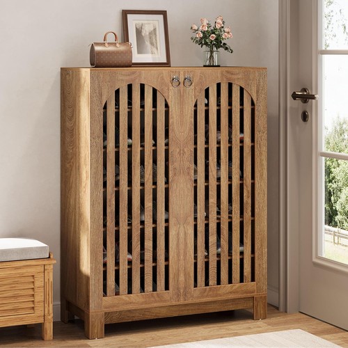 Shoe cabinet with shutter - shoe,