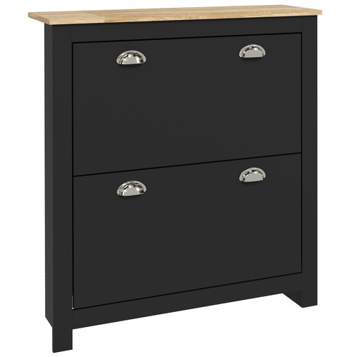 Homcom drawer shoe cabinet - homcom,