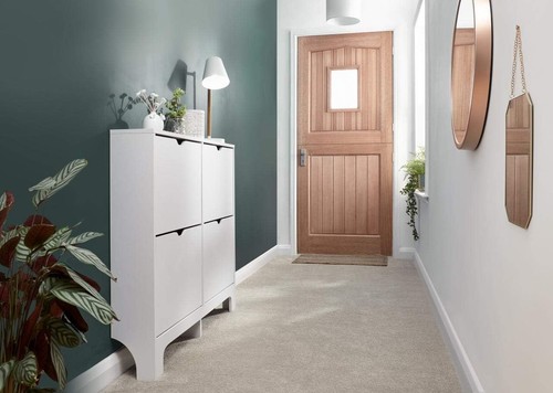 Narrow shoe storage cabinet - shoe,
