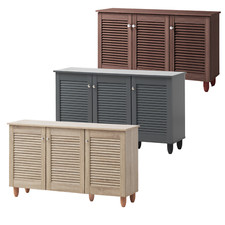 Shoe Storage Cabinet 3 Slatted