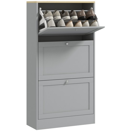 Homcom narrow shoe cabinet - homcom,