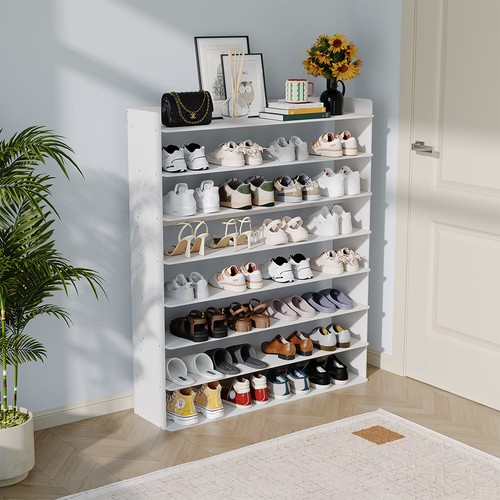 Tier wooden shoe rack - 6/7/8,