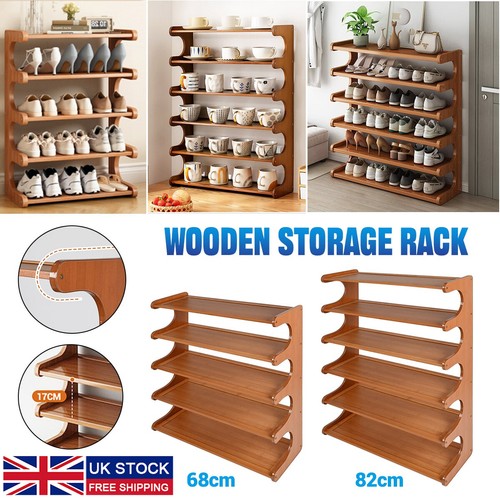 Tier wooden shoe rack - tier,
